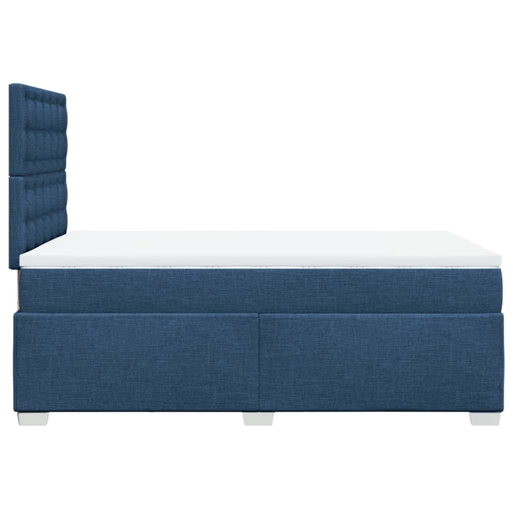 Giroletto a Molle con Materasso Blu 120x190 cm in Tessuto | homemem39