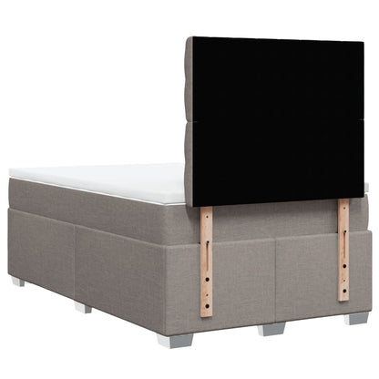 Giroletto a Molle con Materasso Tortora 120x200 cm in Tessuto | homemem39