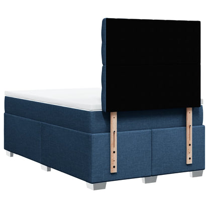 Giroletto a Molle con Materasso Blu 120x200 cm in Tessuto | homemem39