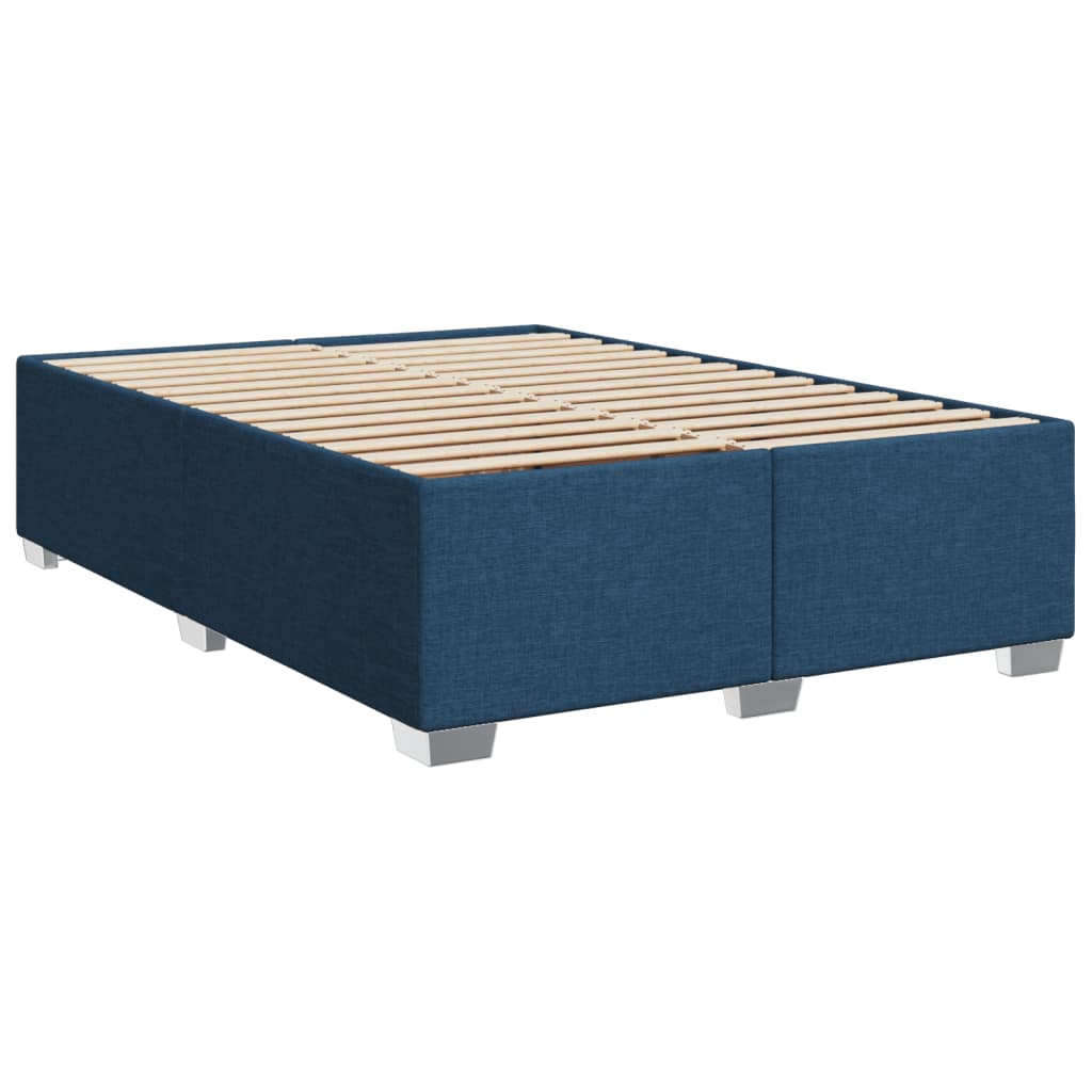 Giroletto a Molle con Materasso Blu 140x200 cm in Tessuto | homemem39
