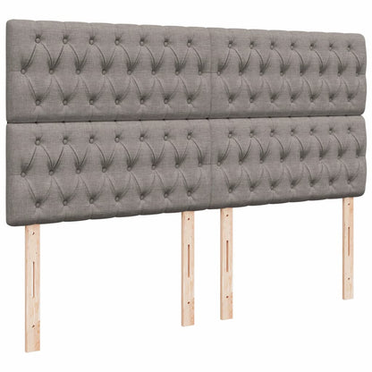 Giroletto a Molle con Materasso Tortora 180x200 cm in Tessuto | homemem39