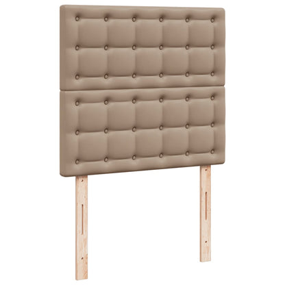 Giroletto a Molle con Materasso Cappuccino 90x190 cm Similpelle | homemem39