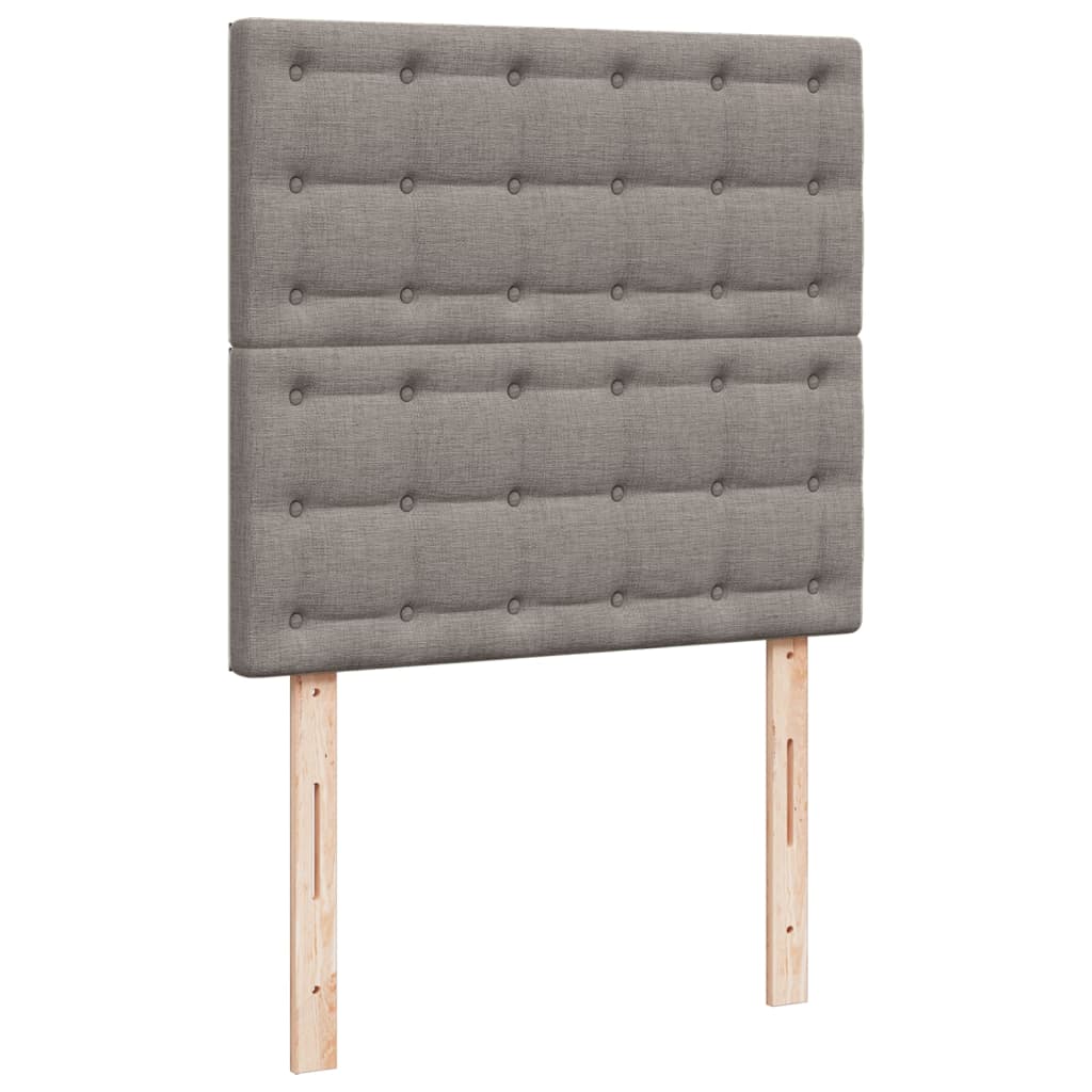 Giroletto a Molle con Materasso Tortora 80x200 cm inTessuto | homemem39