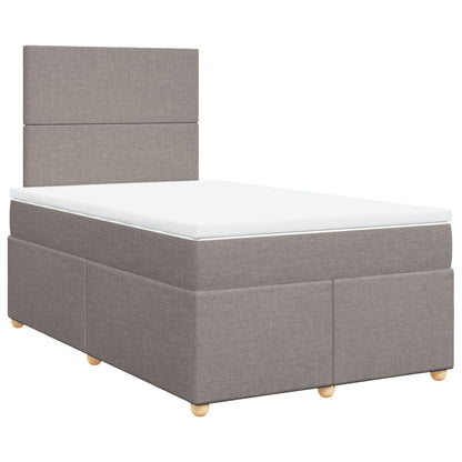 Giroletto a Molle con Materasso Tortora 120x200 cm in Tessuto | homemem39