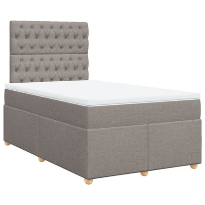 Giroletto a Molle con Materasso Tortora 120x200 cm in Tessuto | homemem39