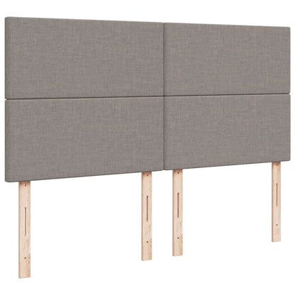 Giroletto a Molle con Materasso Tortora 180x200 cm in Tessuto | homemem39