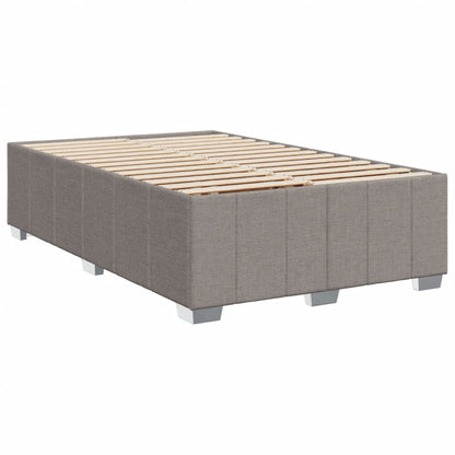Giroletto a Molle con Materasso Tortora 120x190 cm in Tessuto