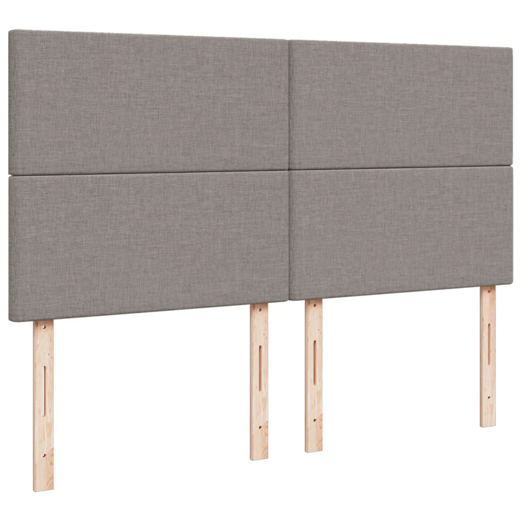 Giroletto a Molle con Materasso Tortora 180x200 cm in Tessuto | homemem39