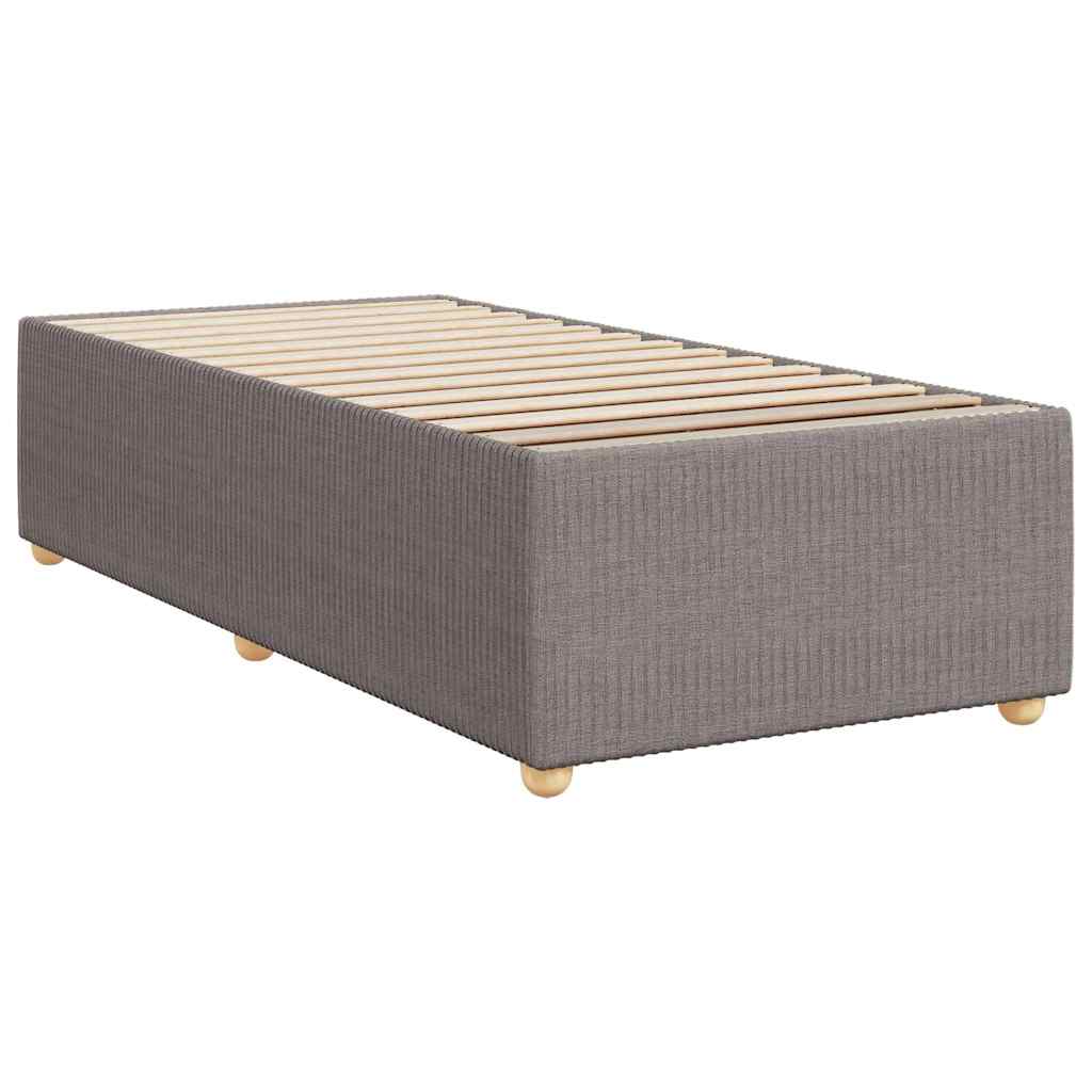 Giroletto a Molle con Materasso Tortora 90x200 cm inTessuto | homemem39