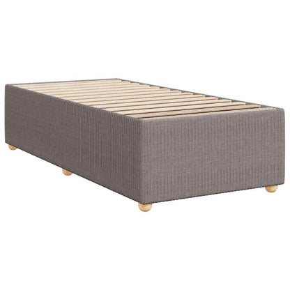 Giroletto a Molle con Materasso Tortora 90x200 cm inTessuto | homemem39