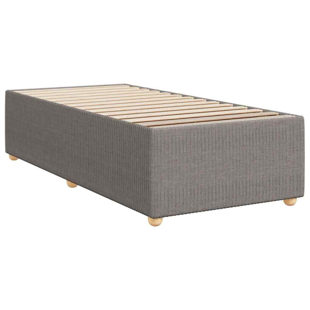 Giroletto a Molle con Materasso Tortora 90x200 cm inTessuto | homemem39