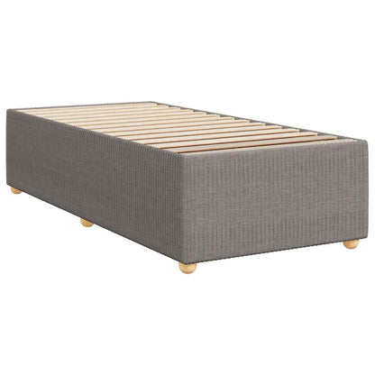 Giroletto a Molle con Materasso Tortora 90x200 cm inTessuto | homemem39