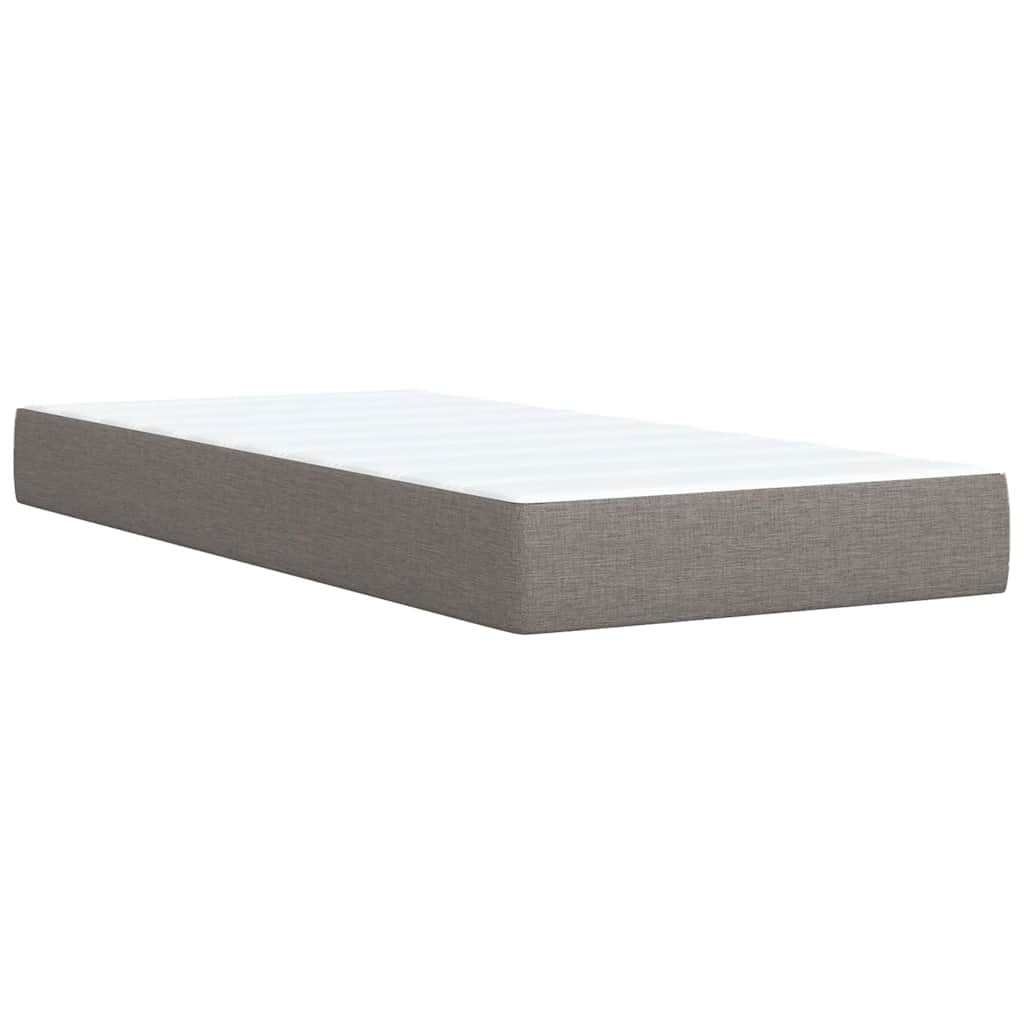 Giroletto a Molle con Materasso Tortora 90x200 cm inTessuto | homemem39
