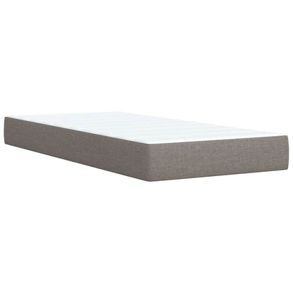 Giroletto a Molle con Materasso Tortora 90x200 cm inTessuto | homemem39