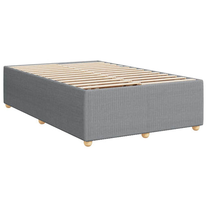 Giroletto a Molle con Materasso Grigio Chiaro 120x200cm Tessuto | homemem39