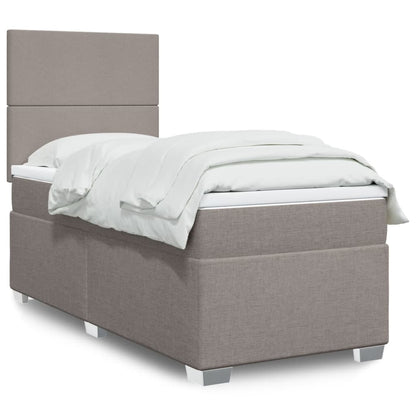 Giroletto a Molle con Materasso Tortora 80x200 cm inTessuto | homemem39