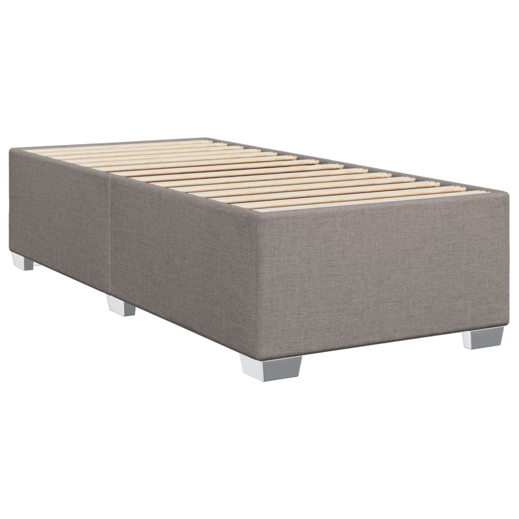 Giroletto a Molle con Materasso Tortora 90x200 cm inTessuto | homemem39