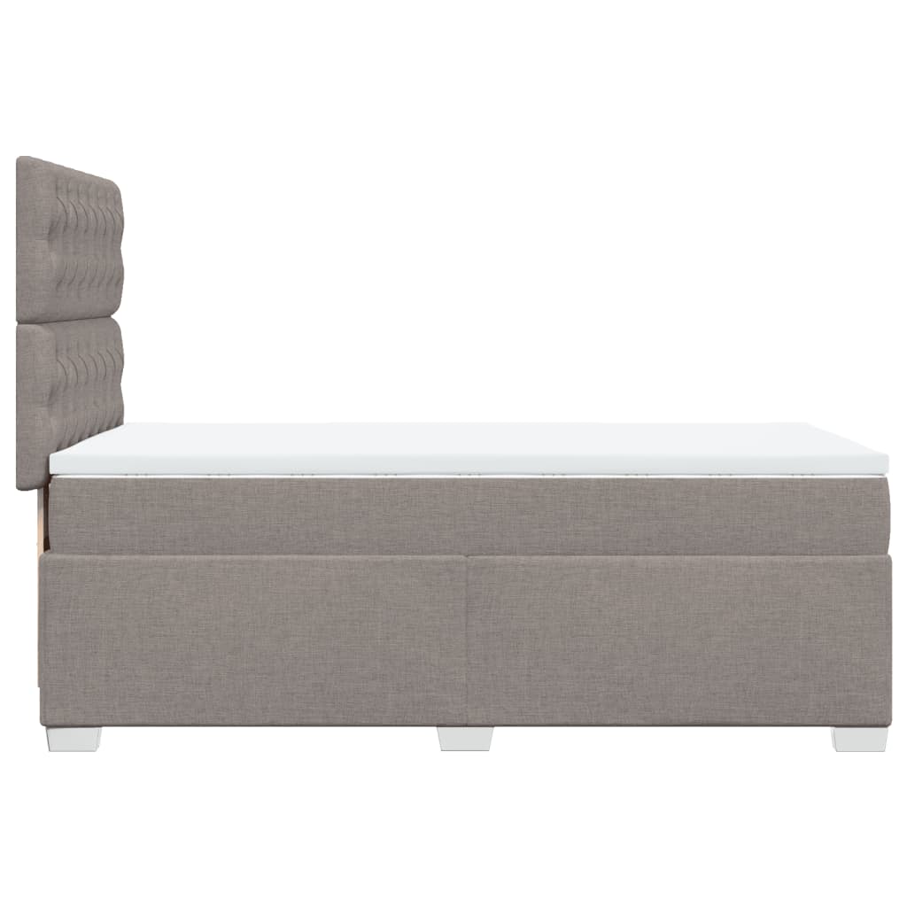 Giroletto a Molle con Materasso Tortora 90x200 cm inTessuto | homemem39