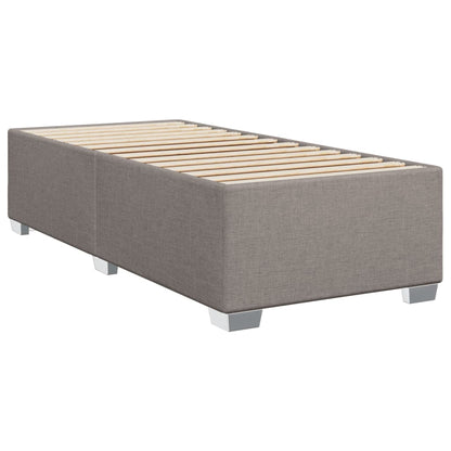Giroletto a Molle con Materasso Tortora 90x200 cm inTessuto | homemem39