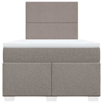 Giroletto a Molle con Materasso Tortora 120x190 cm in Tessuto | homemem39