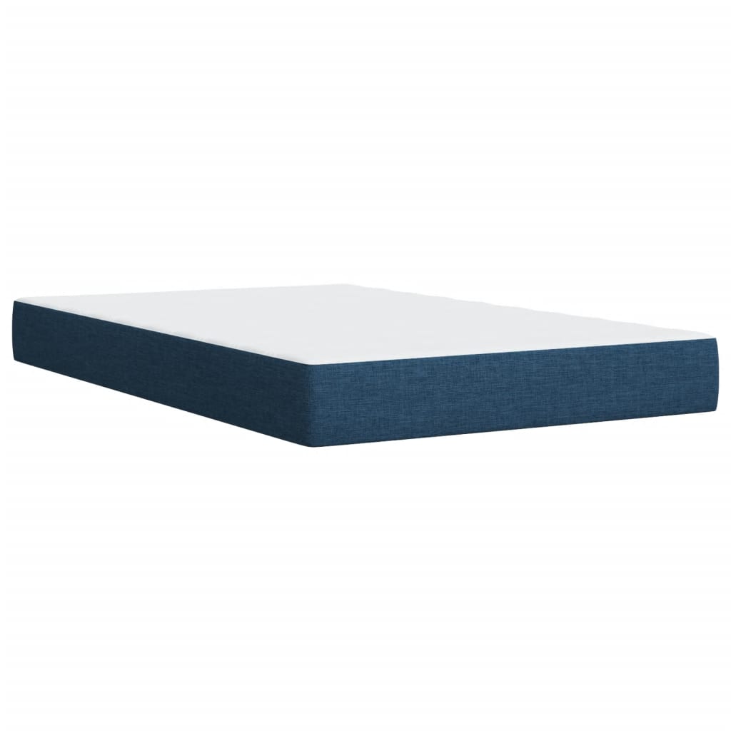Giroletto a Molle con Materasso Blu 120x190 cm in Tessuto | homemem39