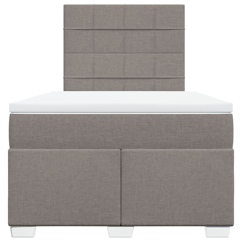 Giroletto a Molle con Materasso Tortora 120x190 cm in Tessuto | homemem39