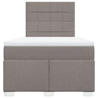 Giroletto a Molle con Materasso Tortora 120x190 cm in Tessuto | homemem39
