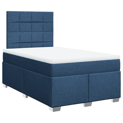 Giroletto a Molle con Materasso Blu 120x190 cm in Tessuto | homemem39