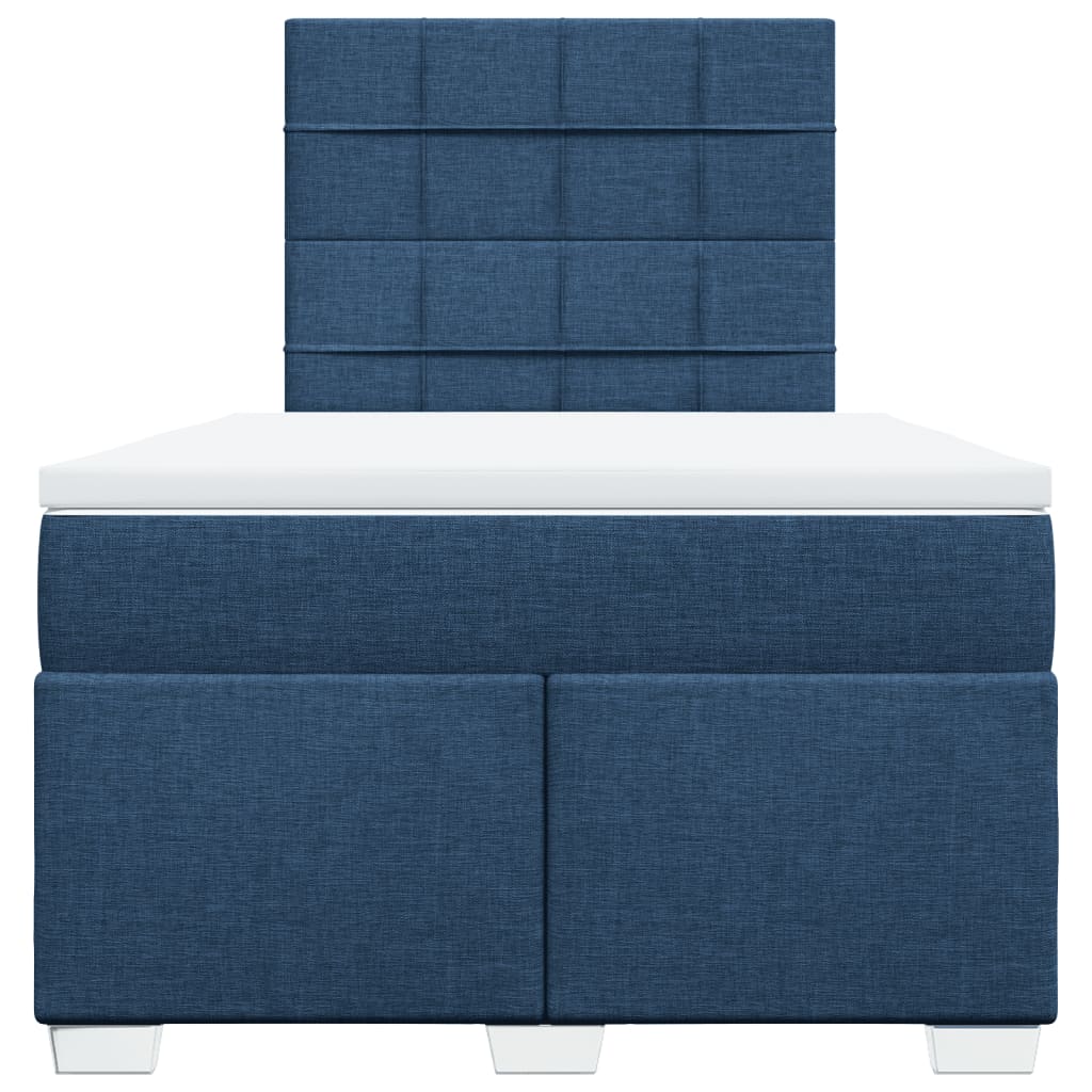 Giroletto a Molle con Materasso Blu 120x190 cm in Tessuto | homemem39