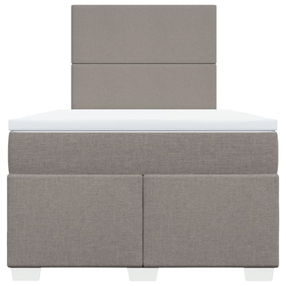Giroletto a Molle con Materasso Tortora 120x200 cm in Tessuto | homemem39