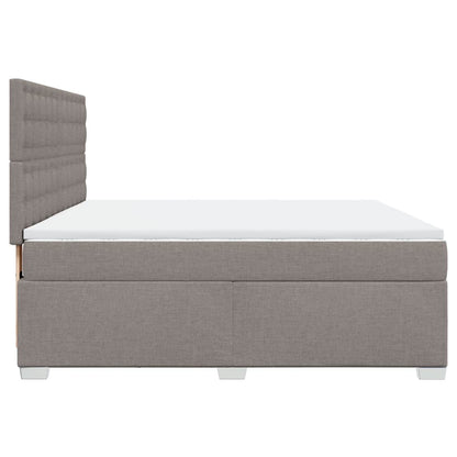 Giroletto a Molle con Materasso Tortora 180x200 cm in Tessuto | homemem39