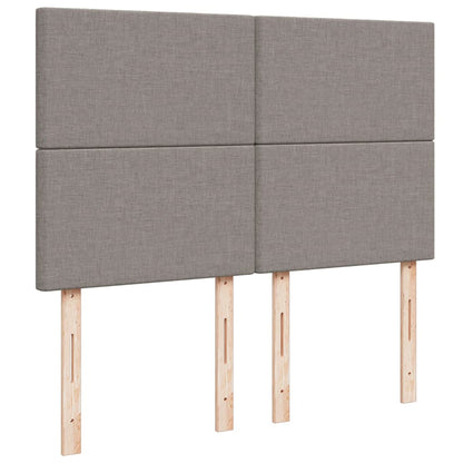 Giroletto a Molle con Materasso Tortora 140x190 cm in Tessuto | homemem39