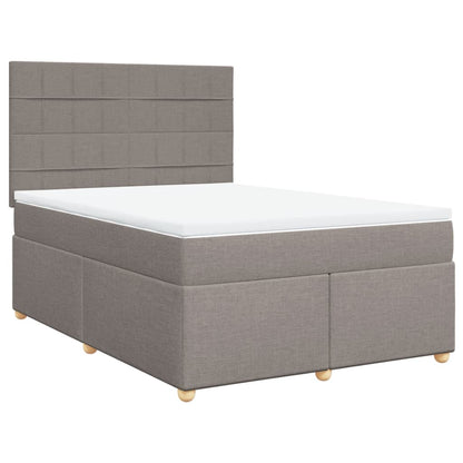 Giroletto a Molle con Materasso Tortora 140x190 cm in Tessuto | homemem39