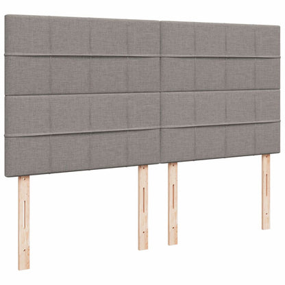 Giroletto a Molle con Materasso Tortora 180x200 cm in Tessuto | homemem39