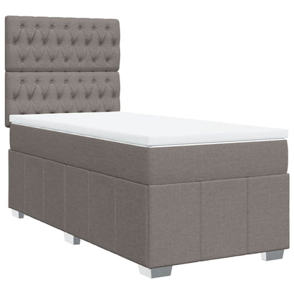 Giroletto a Molle con Materasso Tortora 80x200 cm inTessuto - homemem39