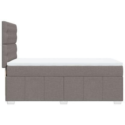 Giroletto a Molle con Materasso Tortora 80x200 cm inTessuto - homemem39