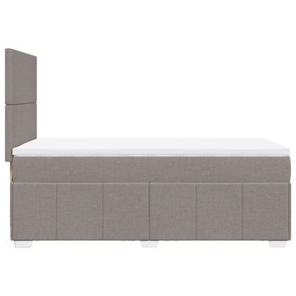 Giroletto a Molle con Materasso Tortora 90x200 cm inTessuto