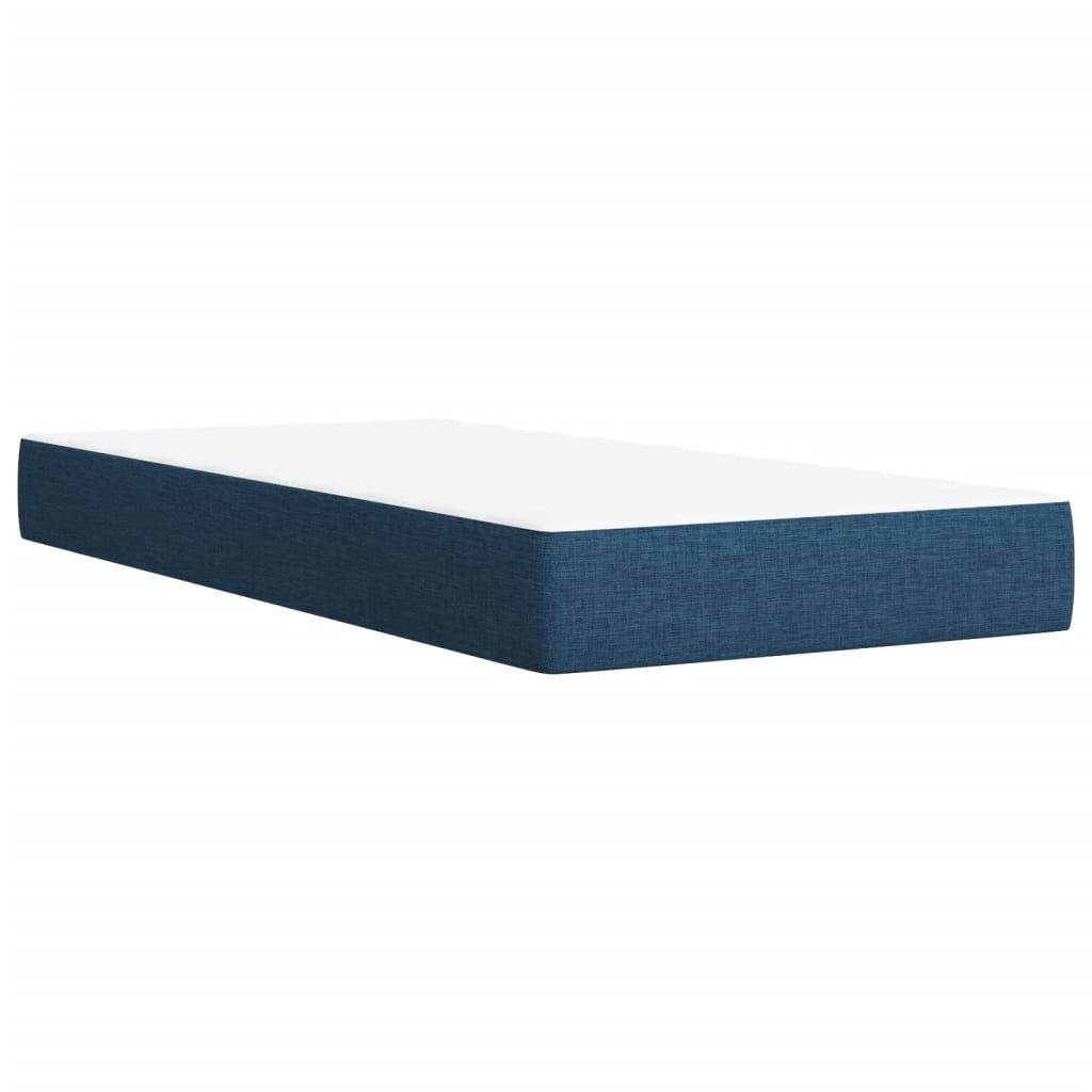 Giroletto a Molle con Materasso Blu 90x200 cm inTessuto - homemem39