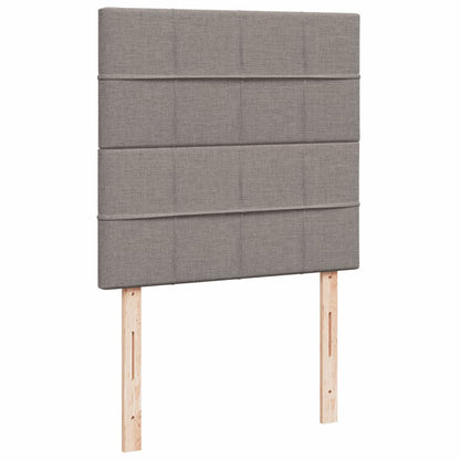 Giroletto a Molle con Materasso Tortora 100x200 cm in Tessuto | homemem39
