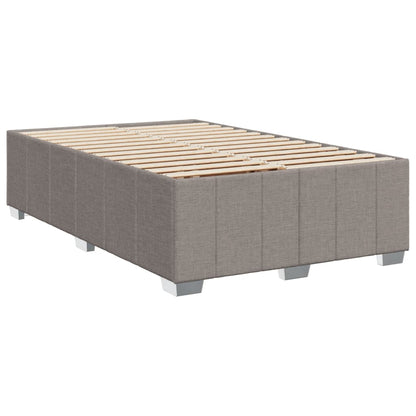 Giroletto a Molle con Materasso Tortora 120x190 cm in Tessuto
