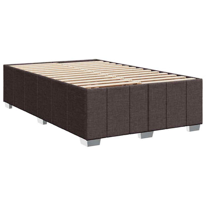 Giroletto a Molle con Materasso Marrone Scuro 120x190cm Tessuto | homemem39