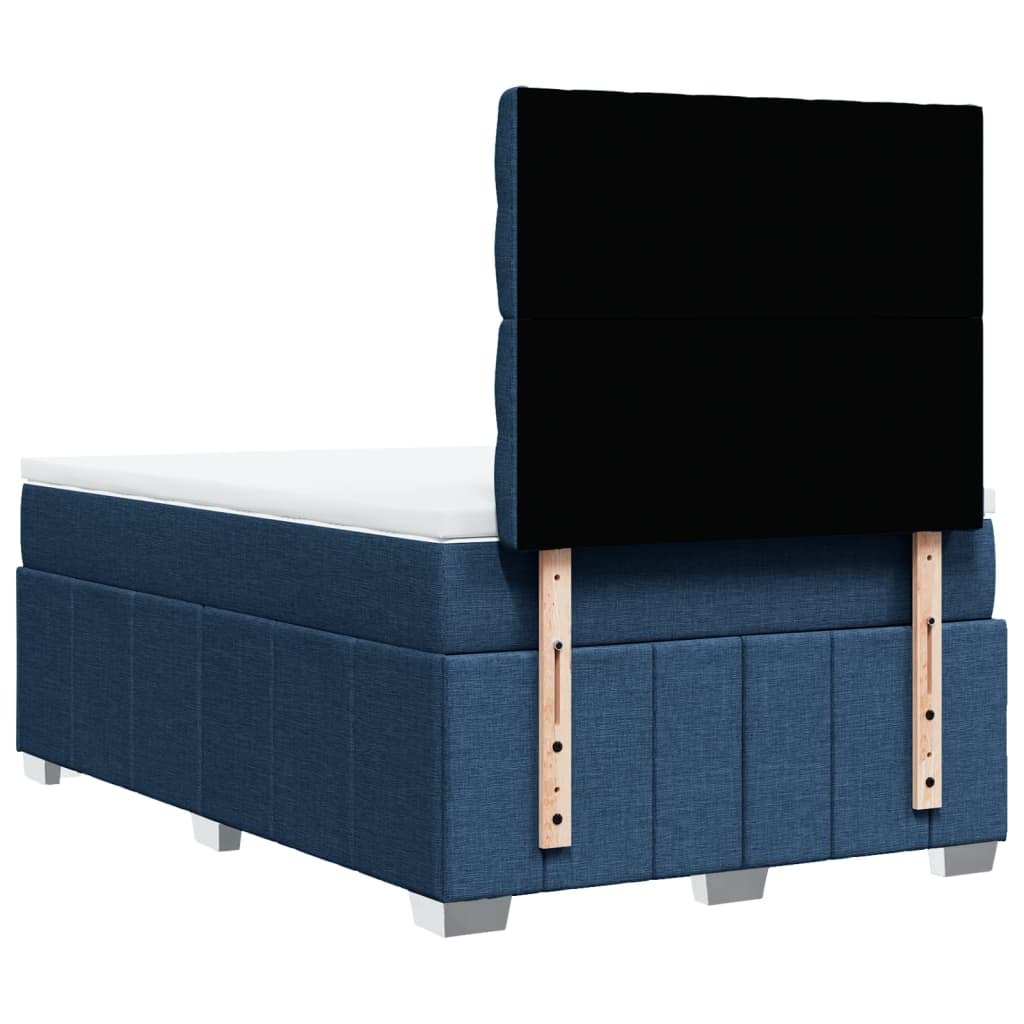 Giroletto a Molle con Materasso Blu 120x200 cm in Tessuto | homemem39