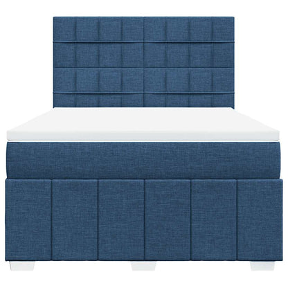 Giroletto a Molle con Materasso Blu 140x190 cm in Tessuto | homemem39