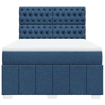 Giroletto a Molle con Materasso Blu 140x190 cm in Tessuto | homemem39
