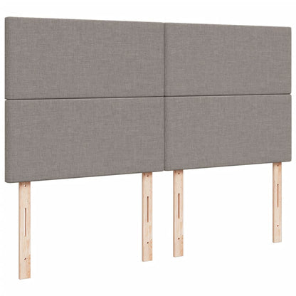 Giroletto a Molle con Materasso Tortora 180x200 cm in Tessuto | homemem39