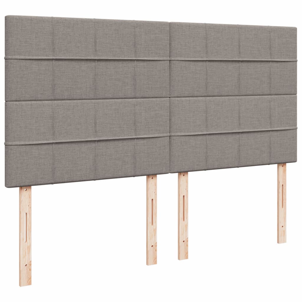 Giroletto a Molle con Materasso Tortora 180x200 cm in Tessuto | homemem39