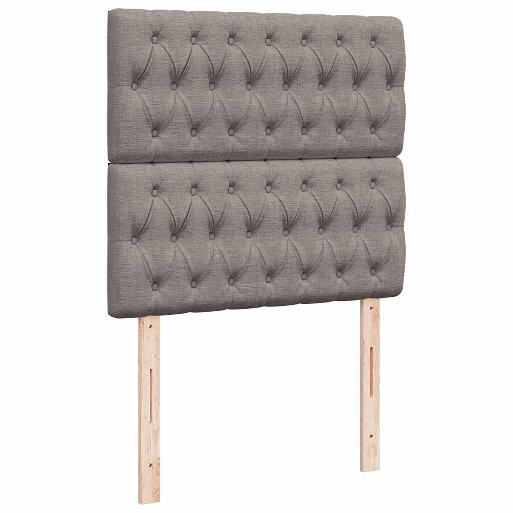 Giroletto a Molle con Materasso Tortora 100x200 cm in Tessuto | homemem39