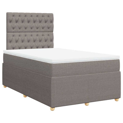 Giroletto a Molle con Materasso Tortora 120x200 cm in Tessuto | homemem39
