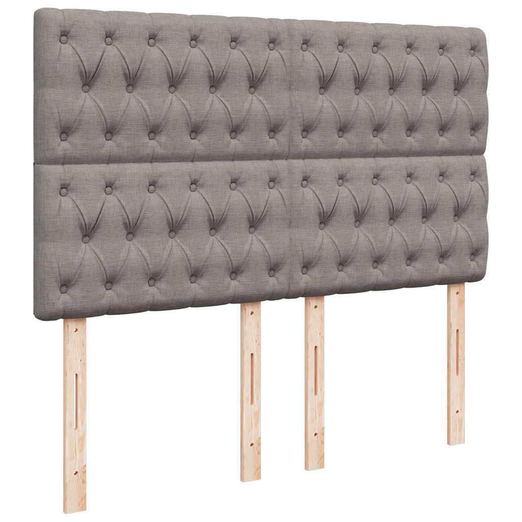 Giroletto a Molle con Materasso Tortora 140x200 cm in Tessuto | homemem39