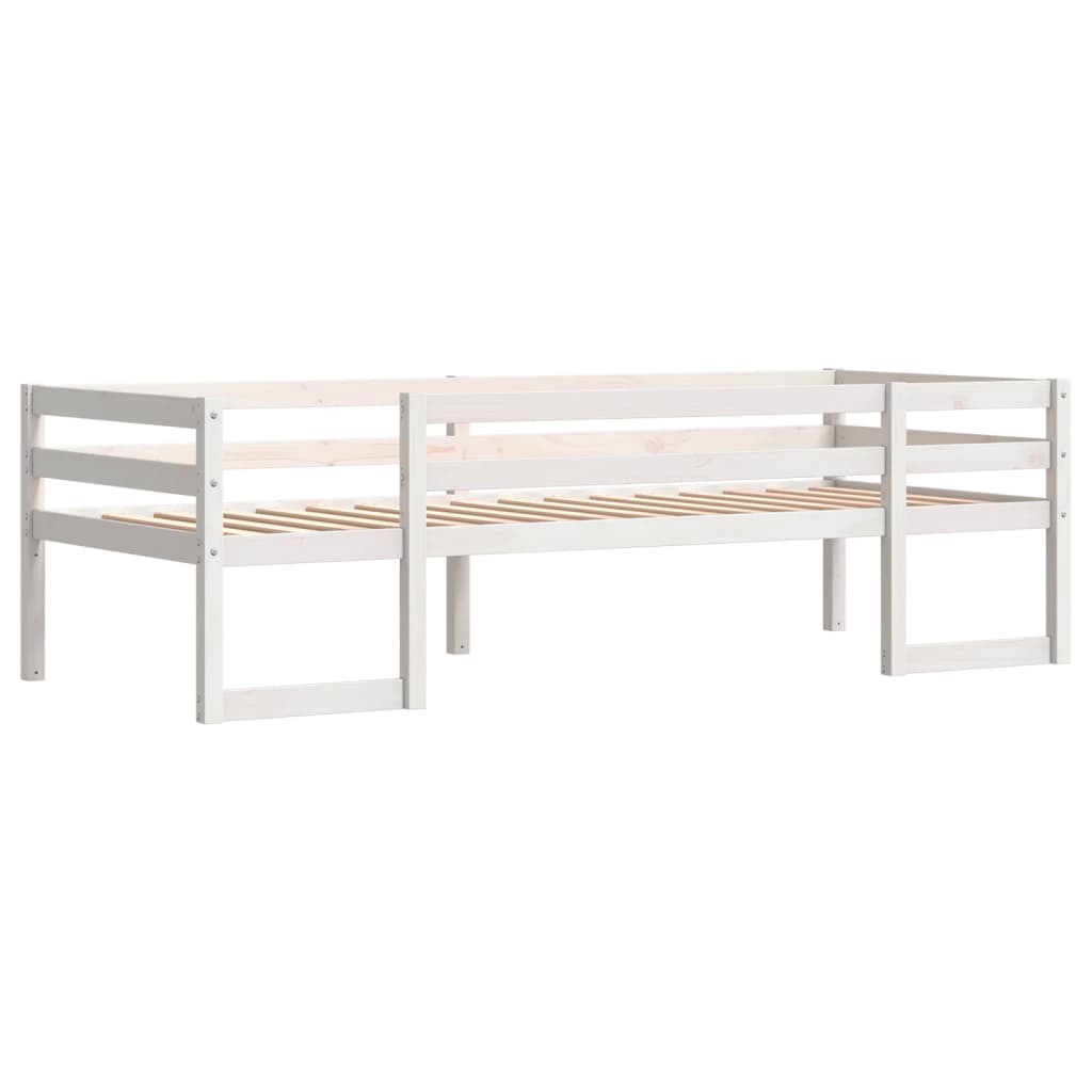 Giroletto per Bambini Bianco 80x200cm in Legno Massello di Pino - homemem39
